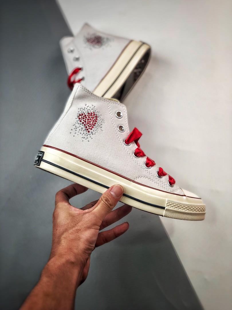 Converse Chuck Taylor All Star 1970s Rhinestone Heart Women s