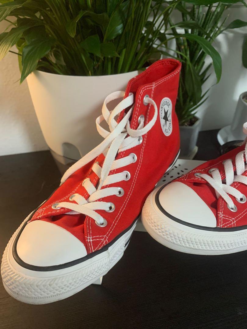 Converse with sales red face