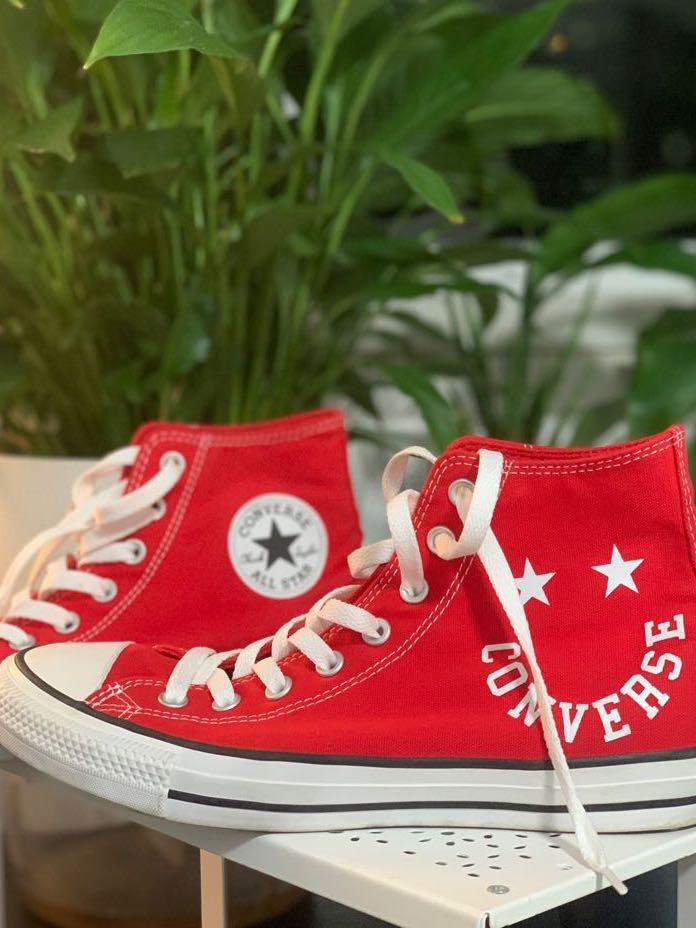 Converse with sales red face