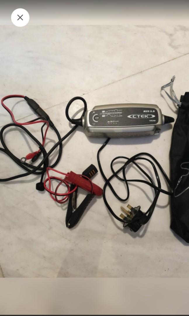 CTEK MXS 5.0 Battery charger for 12v lead acid batteries, Motorcycles