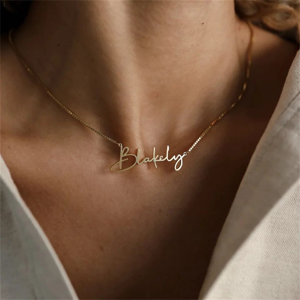 Custom necklace gf bf fashion 