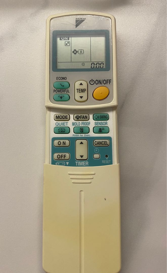 Daikin Aircon Remote Control, TV & Home Appliances, Air Conditioners & Heating on Carousell