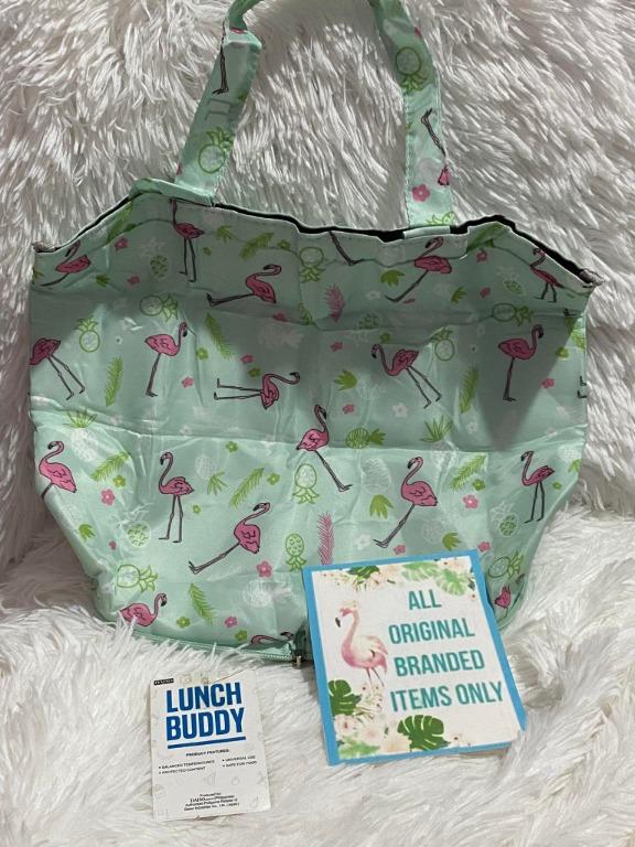 DAISO JAPAN INSULATED FLAMINGO LUNCH BOX, Women's Fashion, Bags