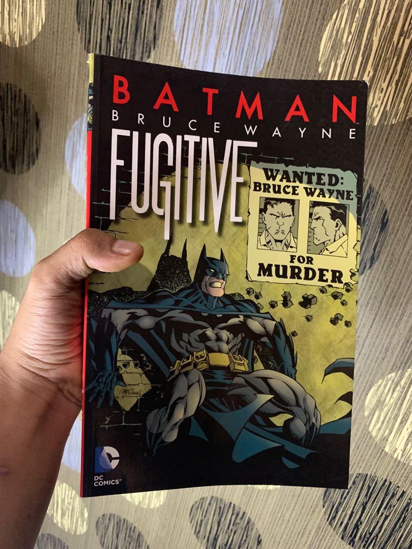 DC COMICS - BATMAN “FUGITIVE” (bruce wayne), Hobbies & Toys, Books &  Magazines, Comics & Manga on Carousell