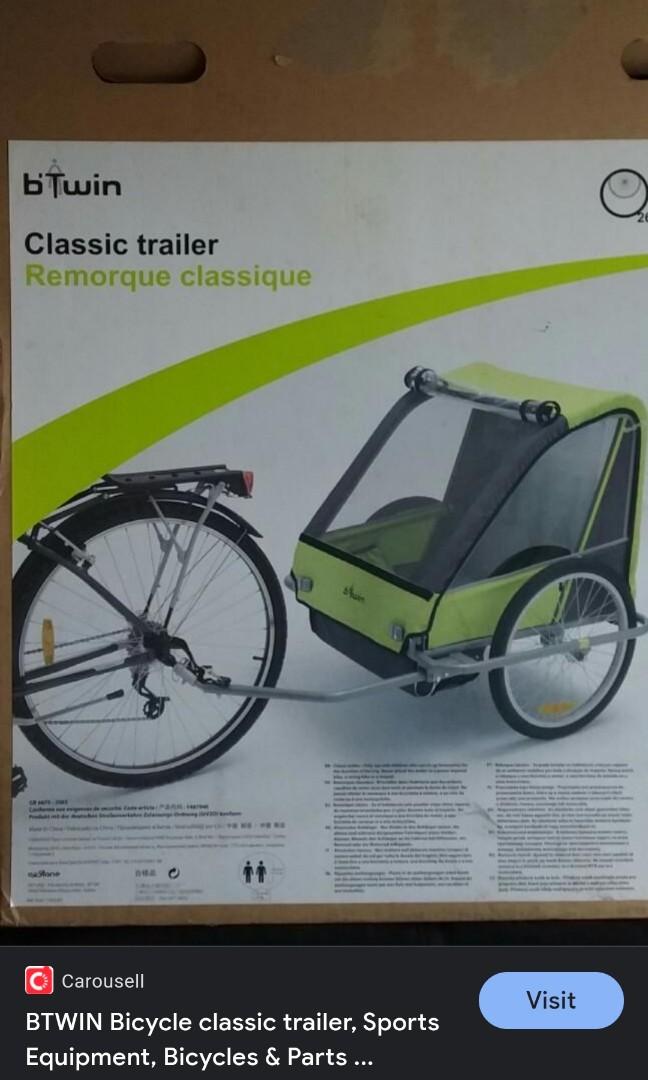 Decathlon bike trailer online