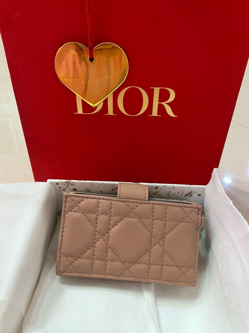 Lady Dior Card Holder, Women's Fashion, Bags & Wallets, Wallets & Card