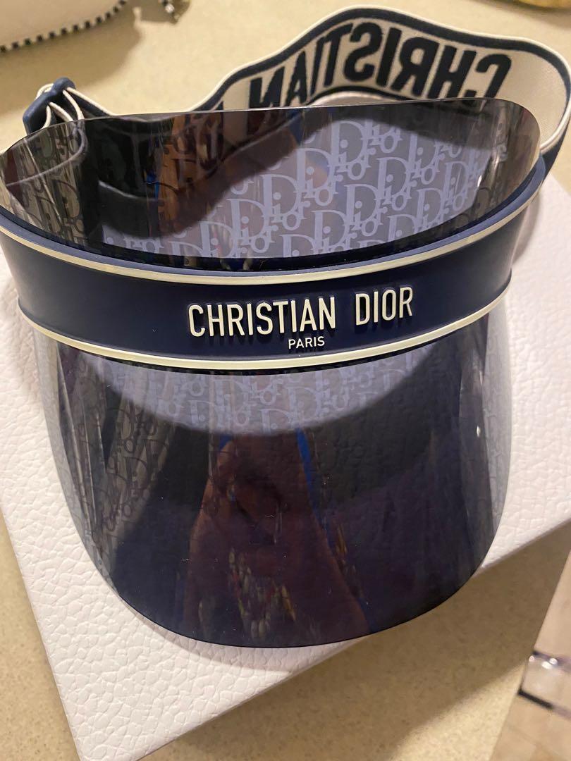 DIORCLUB V1U Blue Dior Oblique Visor Luxury Accessories on Carousell