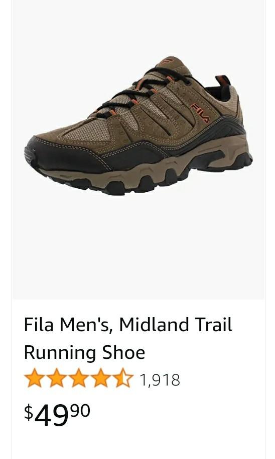 Fila midland deals trail shoe