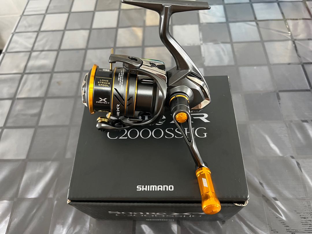 Fishing reel Shimano Soare XR 2000SSHG, Sports Equipment, Fishing on  Carousell