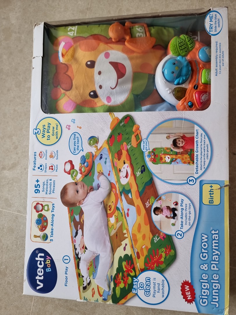 Vtech baby giggle and grow outlet jungle playmat