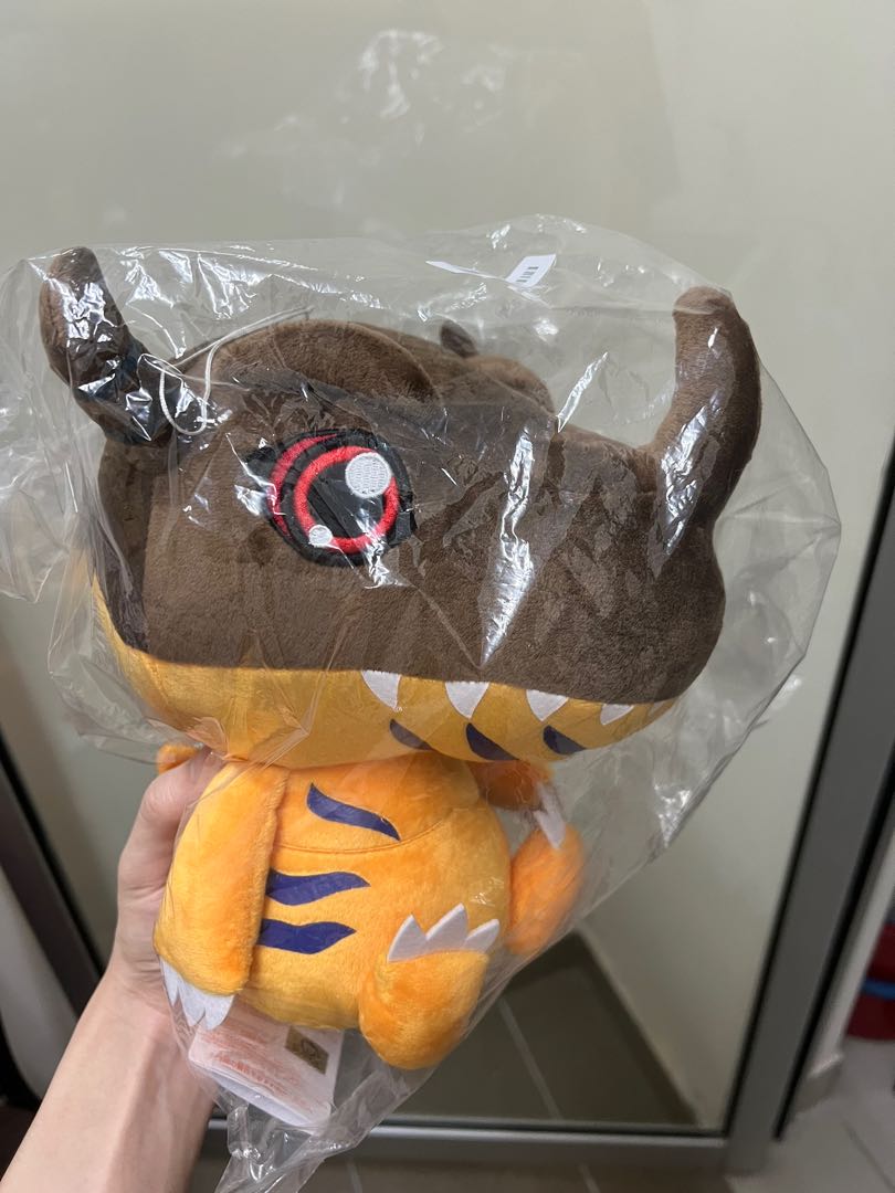 Greymon plush digimon