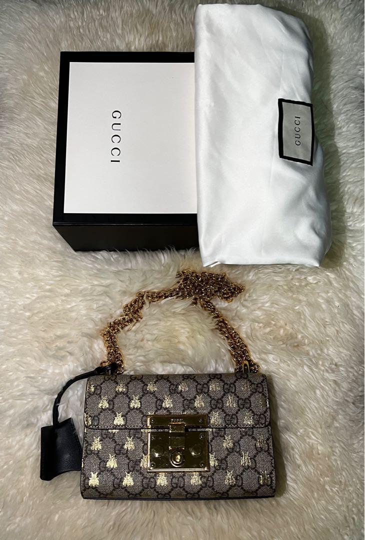 Padlock small gg bees shoulder bag store