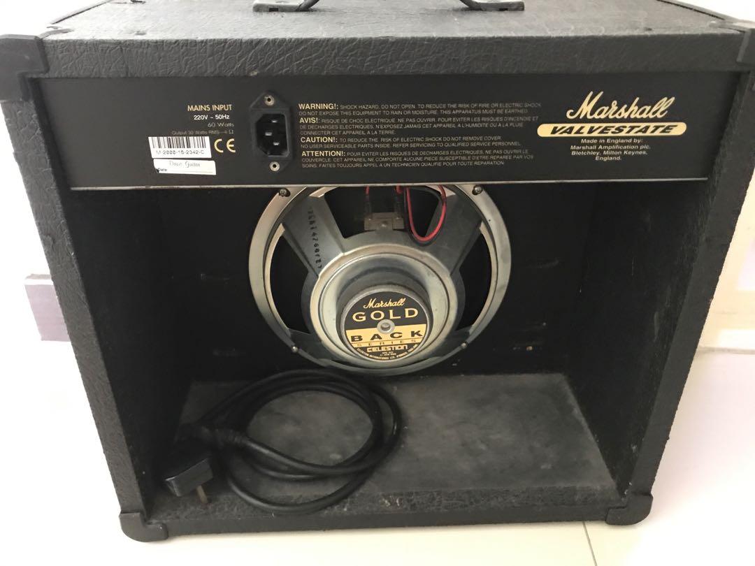 Marshall Valvestate VS30R Amplifier Celestion G10C-30 Speaker, Footswitch