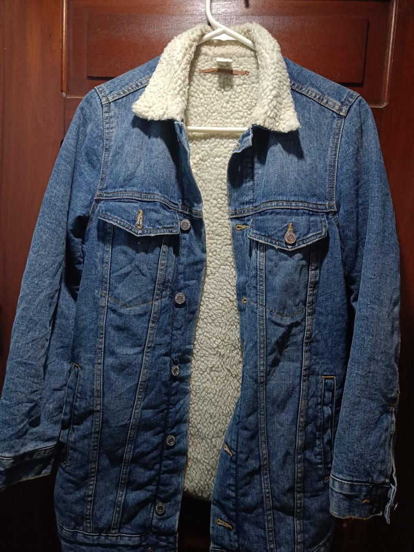 H M Sherpa Denim Jacket Men s Fashion Coats Jackets and