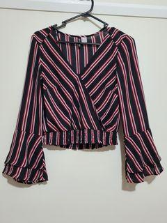 H&M striped blouse