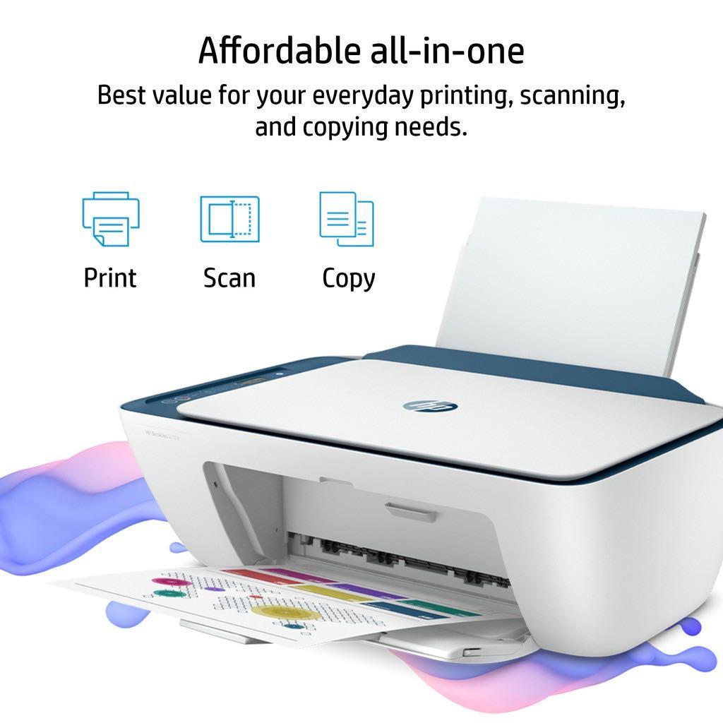 HP Deskjet 3in1 Wireless Printer + FREE Stool and A4 Paper, Computers