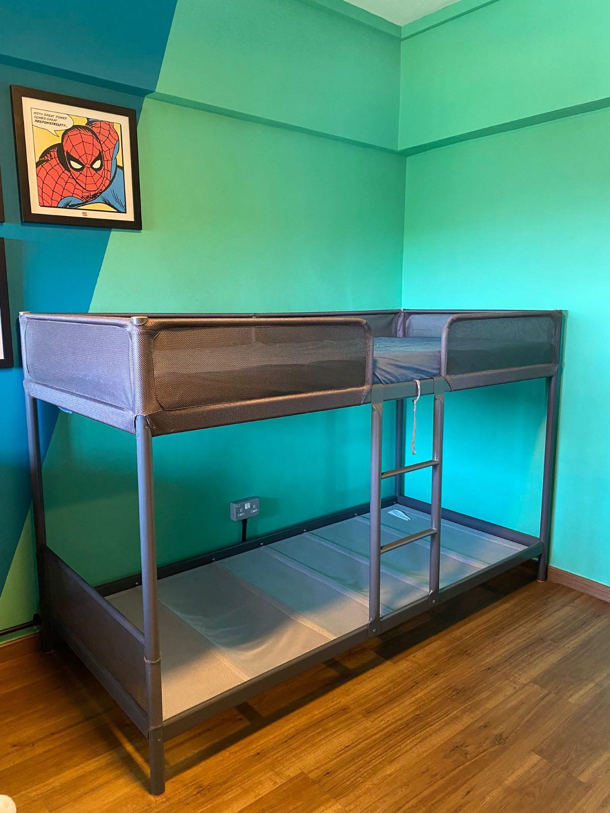 Ikea Bunk Bed, Furniture & Home Living, Furniture, Bed Frames