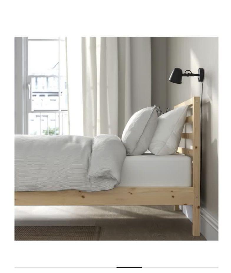 IKEA Tarva super single bed frame, Furniture & Home Living, Furniture, Bed Frames & Mattresses