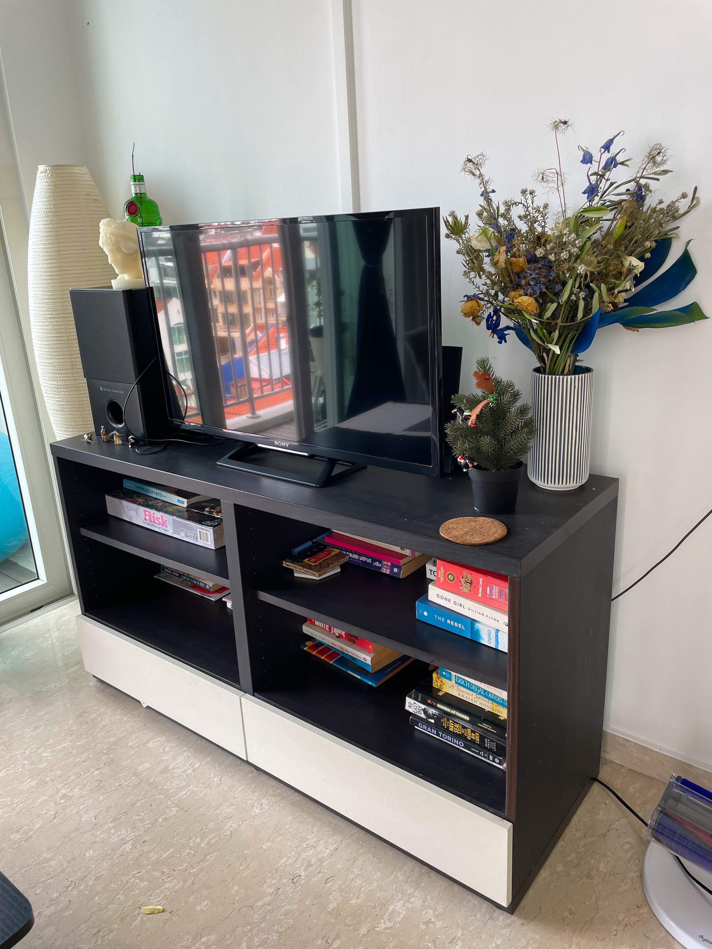 IKEA TV shelf console, Furniture & Home Living, Furniture, TV Consoles