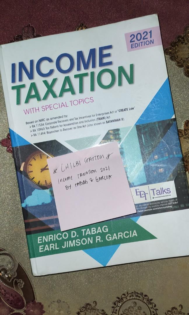 Taxation 2021 Edition (Tabag & Garcia), Hobbies & Toys, Books