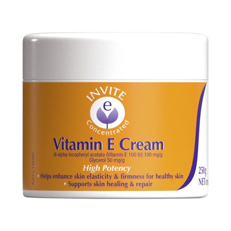 INVITE Vitamin E Cream, Beauty & Personal Care, Bath & Body, Body Care on Carousell