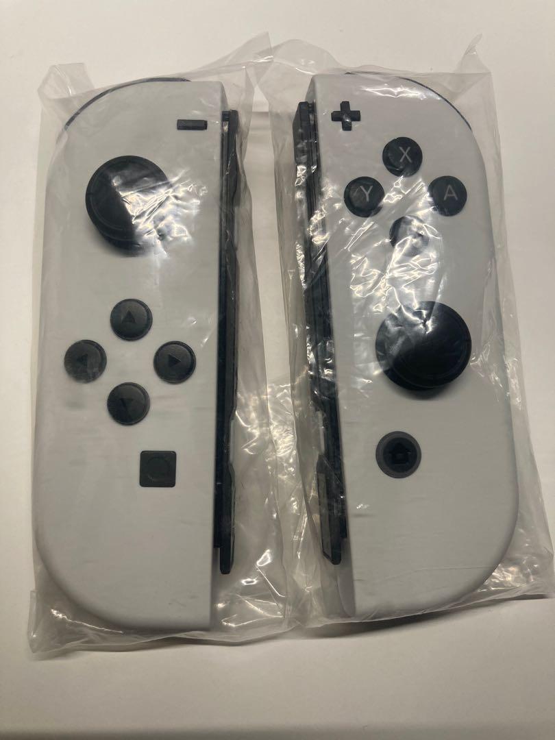 Joycon + Strap Nintendo Switch OLED White Edition, Video Game, Aksesori