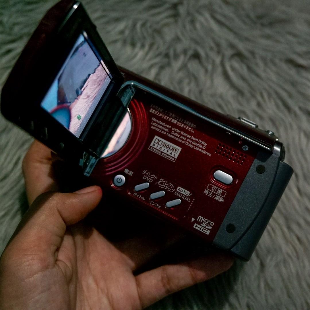 JVC GZMG261 Everio Hybrid Camcorder (Red), Photography, Cameras on