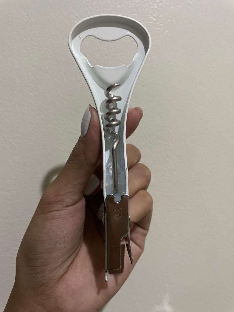 KAI Japanese Multi-function Can Opener (Category: Other Kitchenware & Tableware) located in Manila. Submitted by nihon_finds.ph (Listing ID 1171579369, Image 3). Description: Made in Japan Stainless steel with Anti-rust Carbon With Wine opener at the back.
