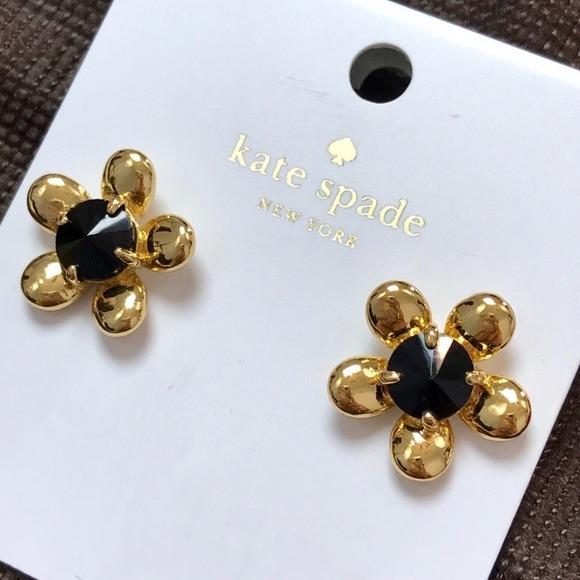 Kate spade new york crystal flower stud earrings hot sale