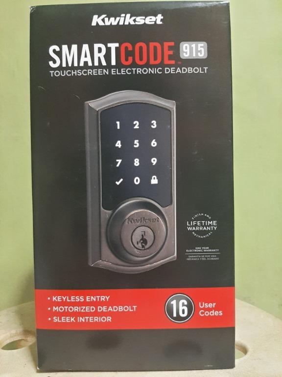 Kwikset Smartcode 915, Furniture & Home Living, Security & Locks, Locks