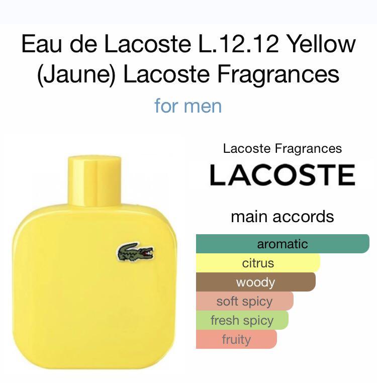 Lacoste jaune optimistic discount