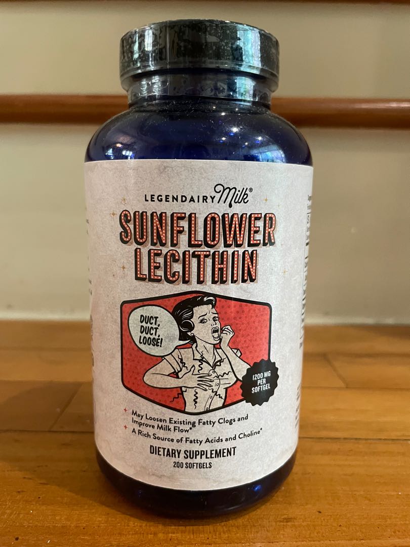 Legendairy Milk Organic Sunflower Lecithin 200 caps, Babies & Kids
