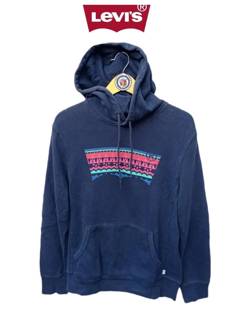 Levis Pull Over Hoodie, Fesyen Pria 