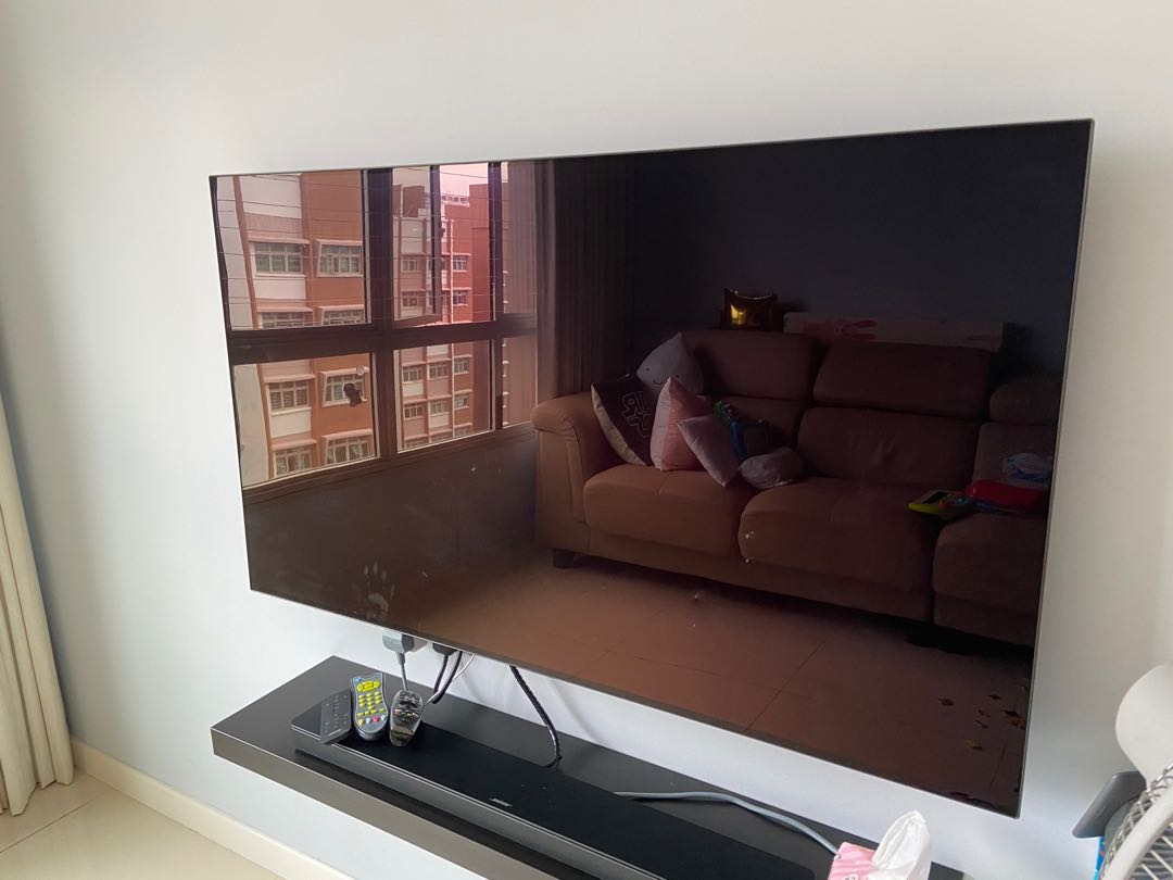 Cracked ScreenLG OLED55BSSTB TV Cracked Screen, TV & Home Appliances