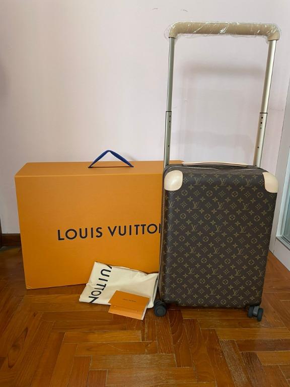 Horizon 55 leather travel bag Louis Vuitton Grey in Leather - 31368805
