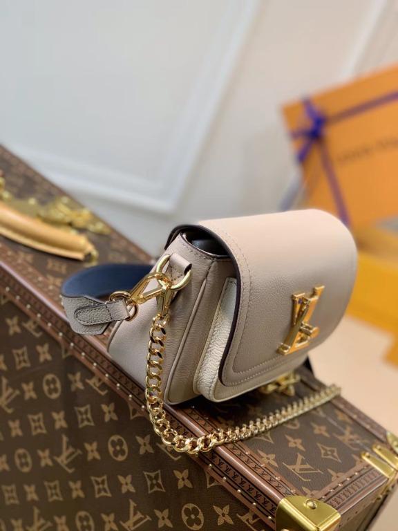 LOUIS VUITTON LOCKME TENDER POCHETTE CHAIN BAG CALFSKIN LEATHER, Luxury,  Bags & Wallets on Carousell