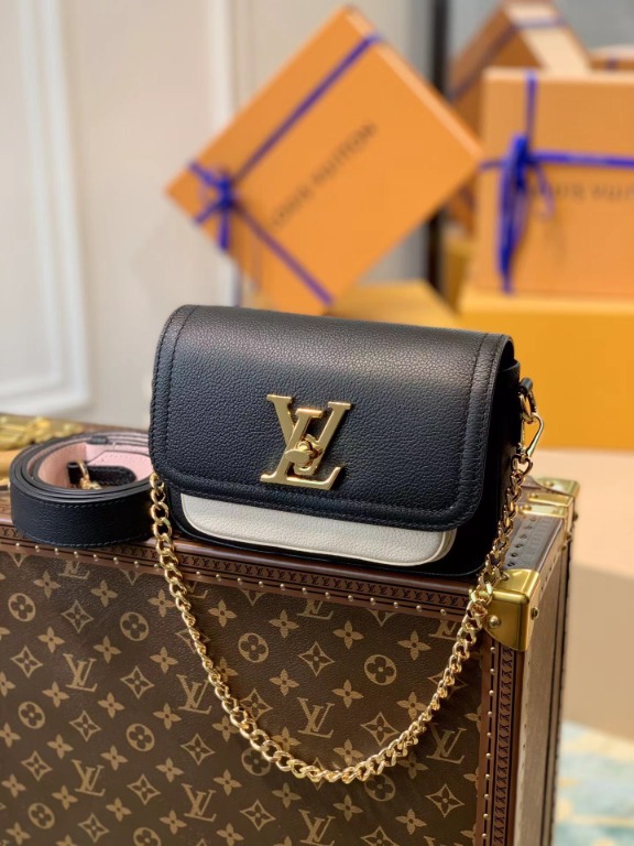 Louis Vuitton Lockme Tender Handbag black, Luxury, Bags & Wallets