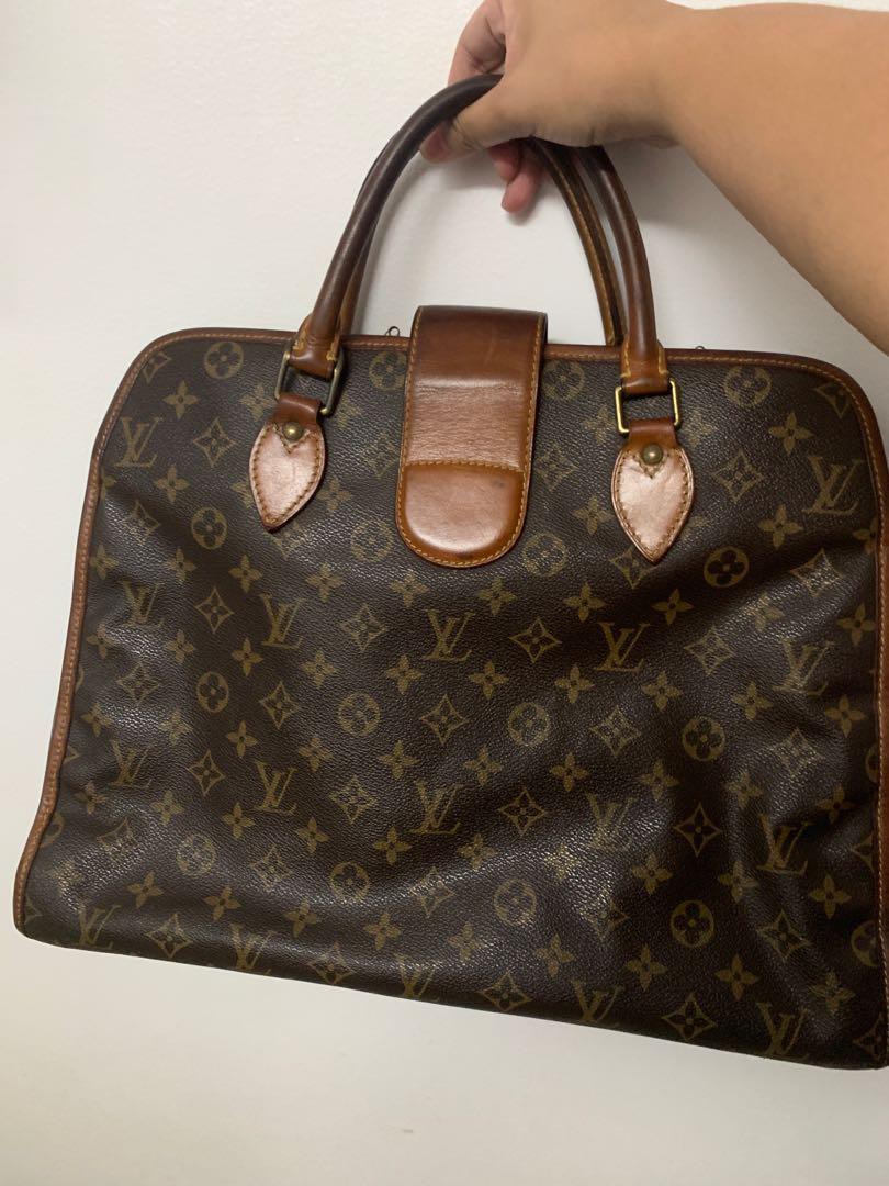 Louis Vuitton Monogram Rivoli Business Bag Brief Case Handbag Used From  Japan