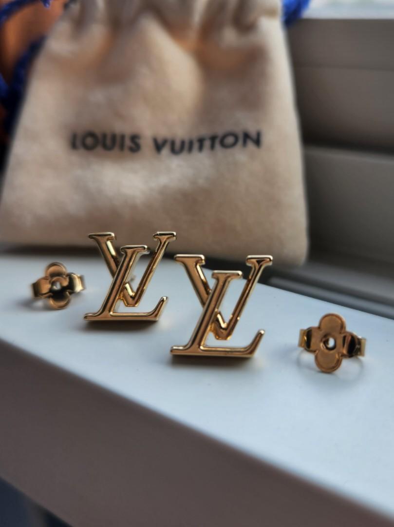 Louis Vuitton Bookle Dreille LV Iconic Strass Earrings M00609 VA1292 L