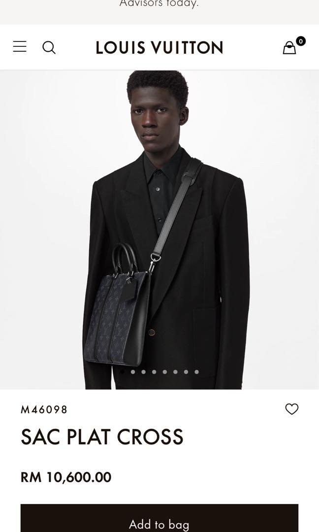 Louis Vuitton Sac Plat Cross Bag (M46098)