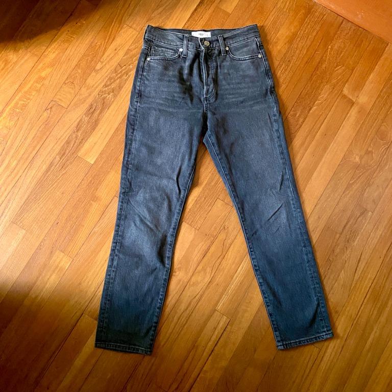 SALE Mango Denim Open Grey Gisele High Rise Slim Fit Jeans Women s Fashion Bottoms Jeans Leggings on Carousell