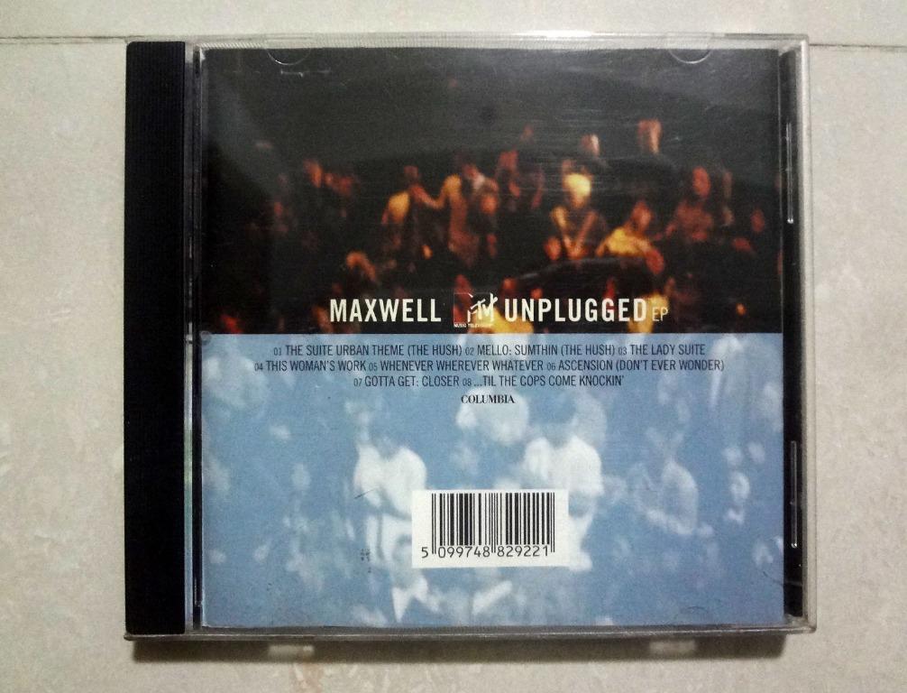Maxwell Cd Mtv Unplugged Hobbies And Toys Music And Media Cds And Dvds On Carousell 7968