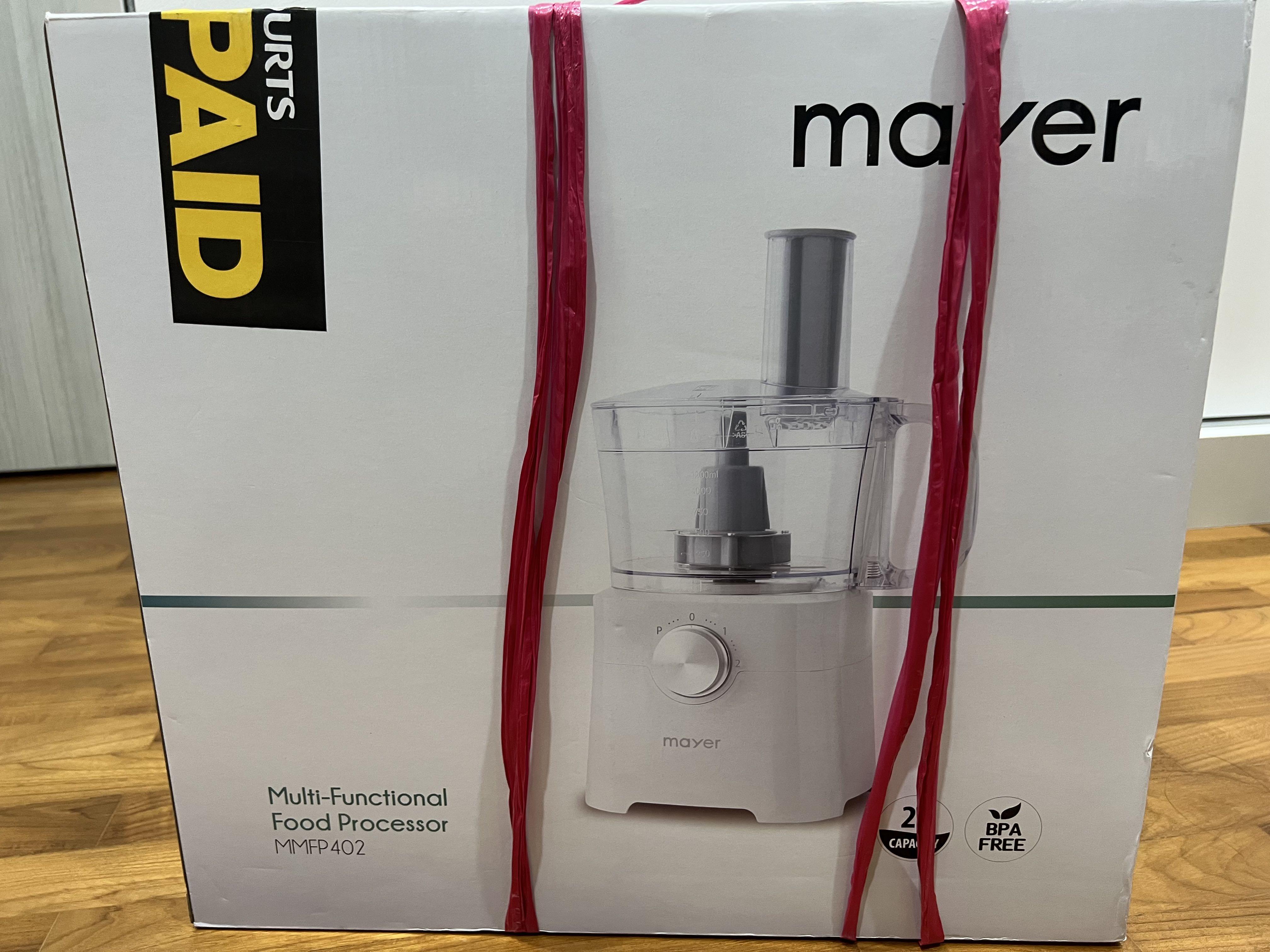 Mayer MMFP402 MultiFunctional Food Processor, TV & Home Appliances