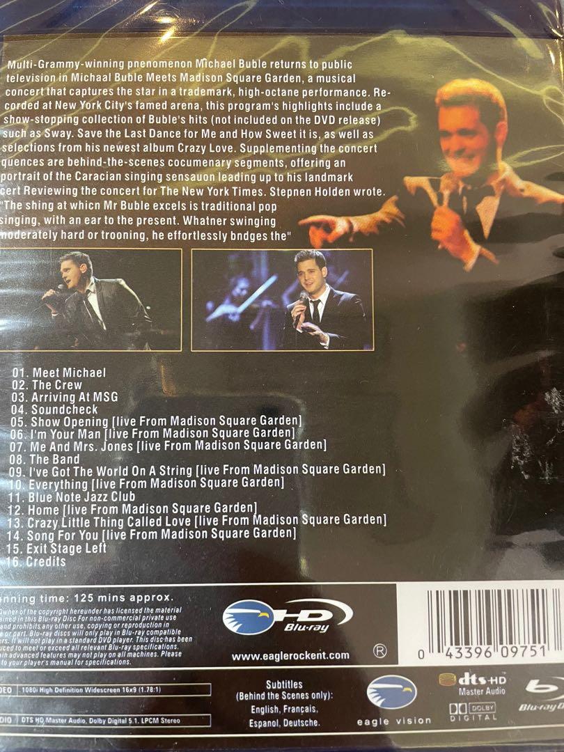 MICHAEL BUBLE: CONCERT AT MADISON SQUARE GARDEN (BLU-RAY), Hobbies ...