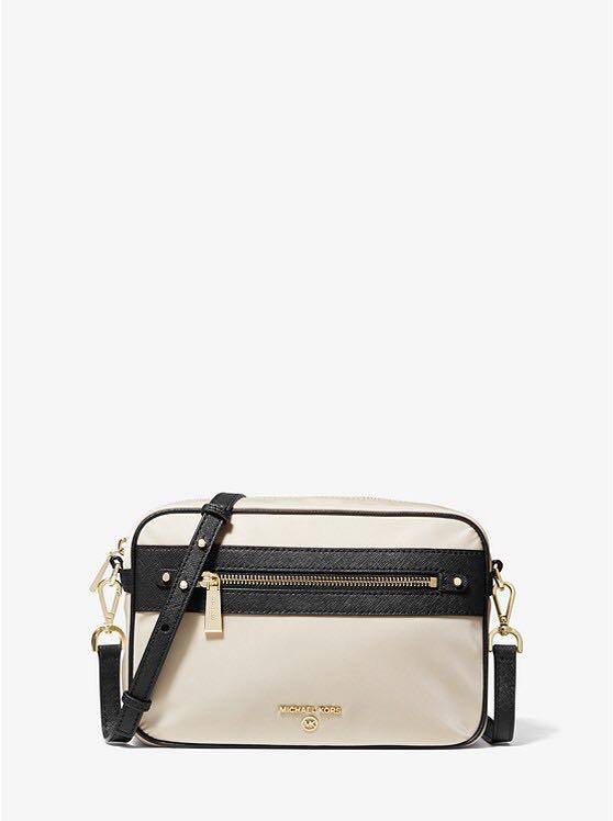 MICHAEL KORS LARGE NYLON GABARDINE CROSSBODY BAG, Women's Fashion, Bags
