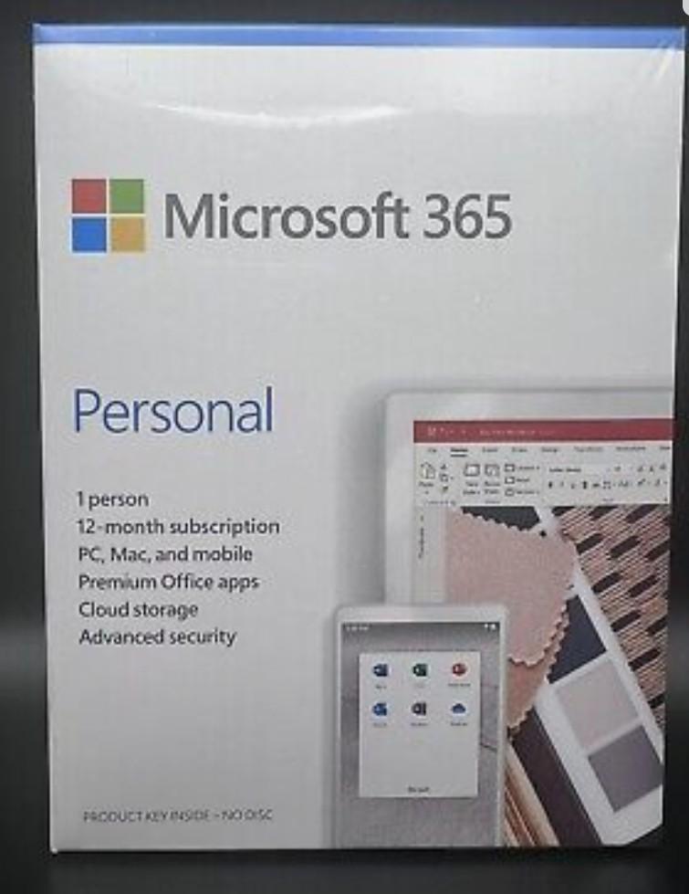 Microsoft Office 365 Personal for Mac Windows Ipad/Microsoft 365