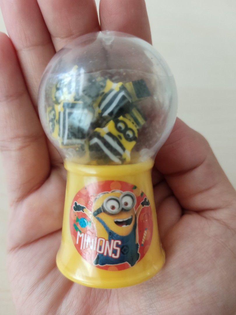 Minions Gacha Gacha Mini Eraser, Hobbies & Toys, Toys & Games on Carousell