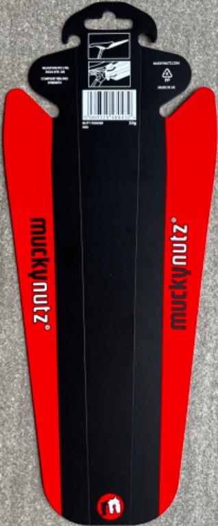 Mucky Nutz Butt Fender black/red 