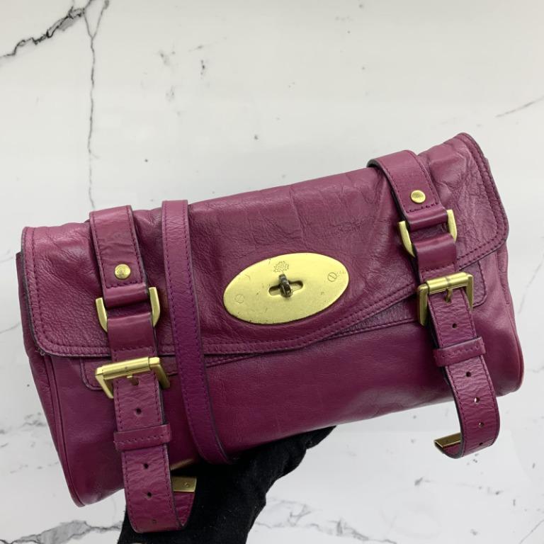 MULBERRY PURPLE LEATHER SHOULDER BAG 227016472