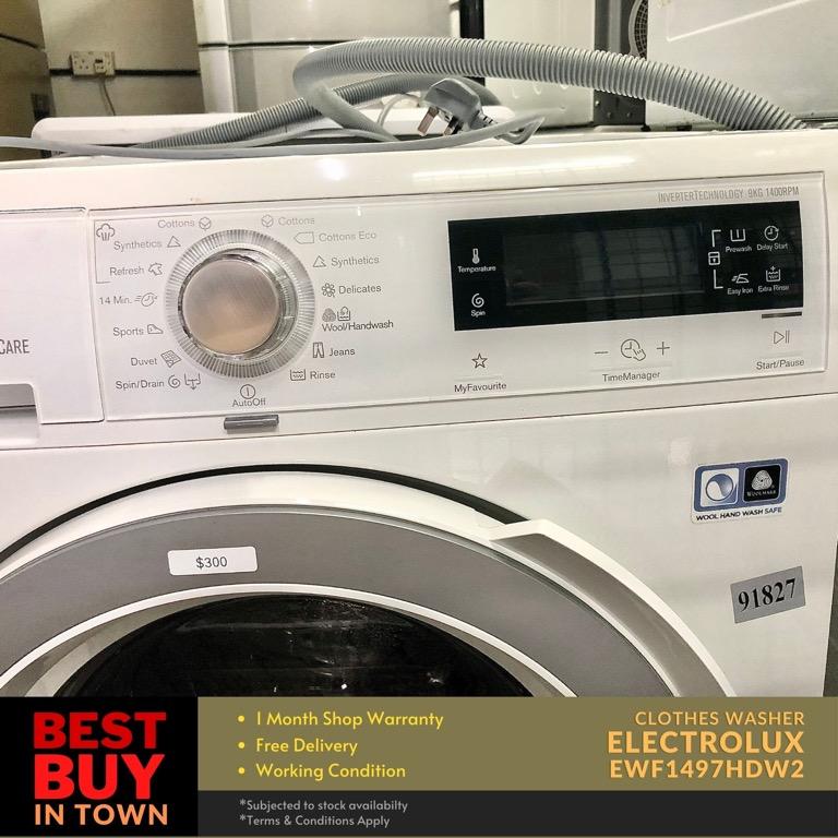 MUST BUY! ELECTROLUX 9KG Front Load Washing Machine For Sale (91827
